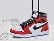 Air Jordan 1 Retro High OG ‘Spider-Man Origin Story’ (Image via GOAT)